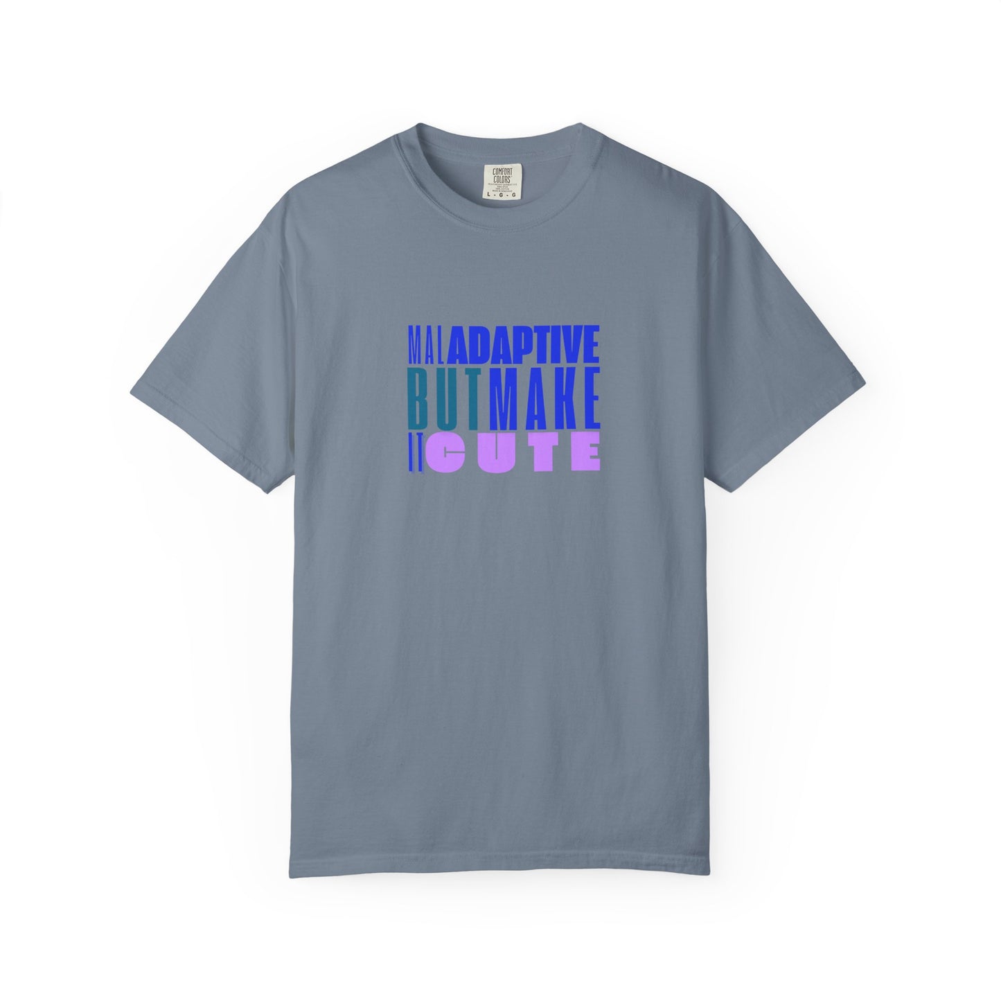 Adaptive But Make Cute, Comfort Colors RBT BCBA T-Shirt, ABA Trendy Tee, Casual Wear, Gift for Therapist