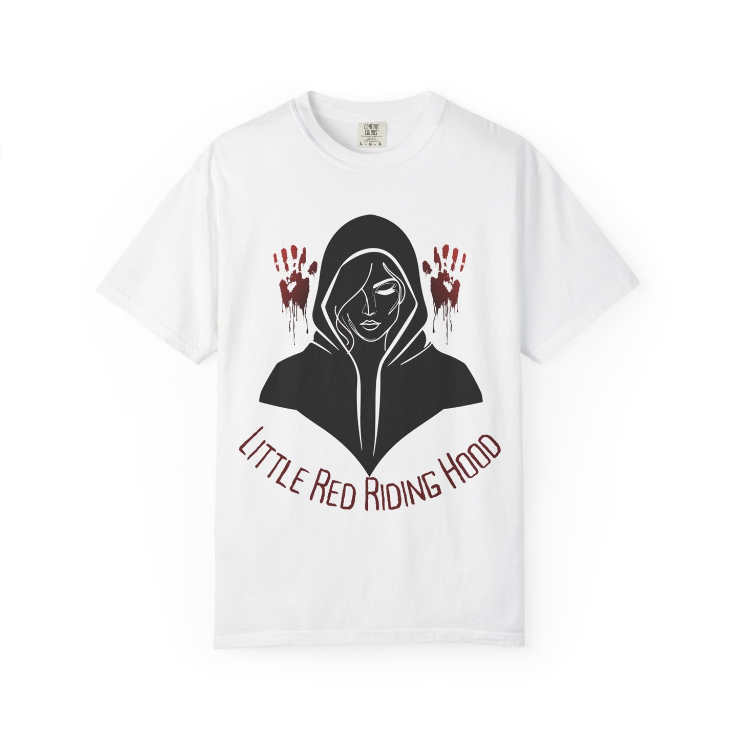 Gothic Fairytale T-Shirt, Little Red Riding Hood Tee, Spooky Shirts, Halloween Outfit, Alternative Clothing
