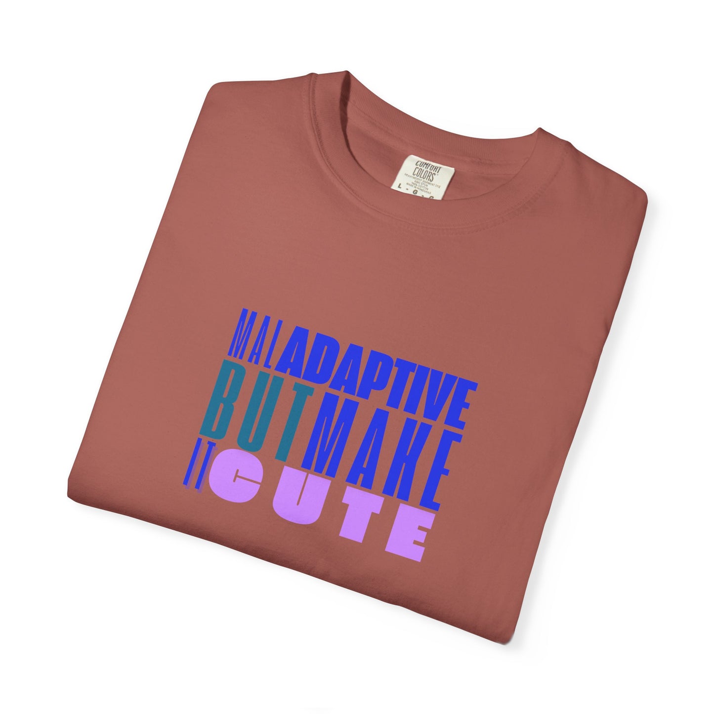 Adaptive But Make Cute, Comfort Colors RBT BCBA T-Shirt, ABA Trendy Tee, Casual Wear, Gift for Therapist
