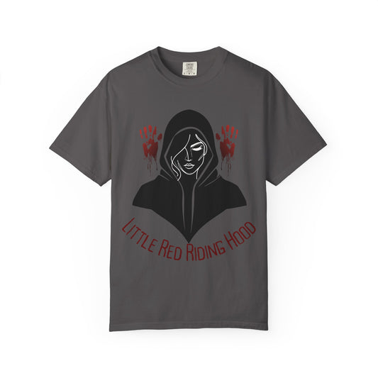 Gothic Fairytale T-Shirt, Little Red Riding Hood Tee, Spooky Shirts, Halloween Outfit, Alternative Clothing
