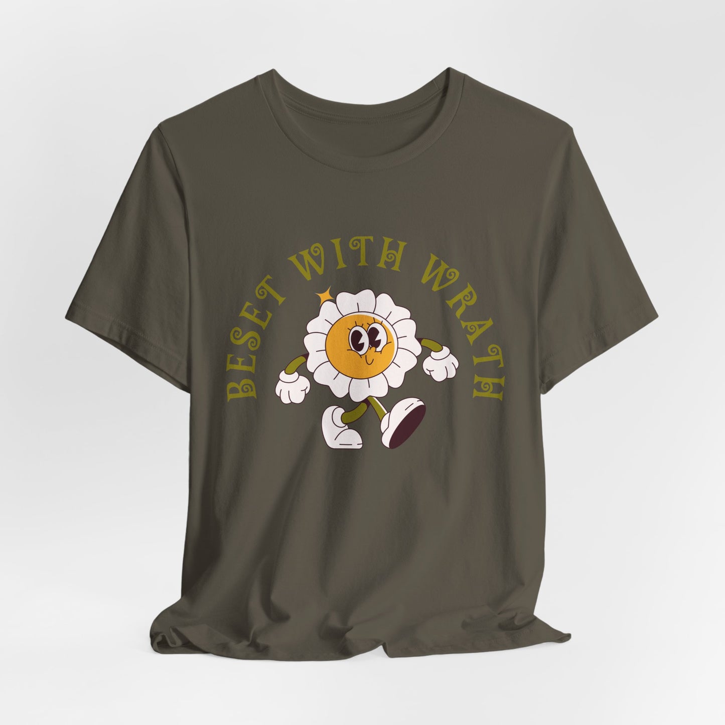 Funny Ironic Anger Management Character Graphic T-Shirt