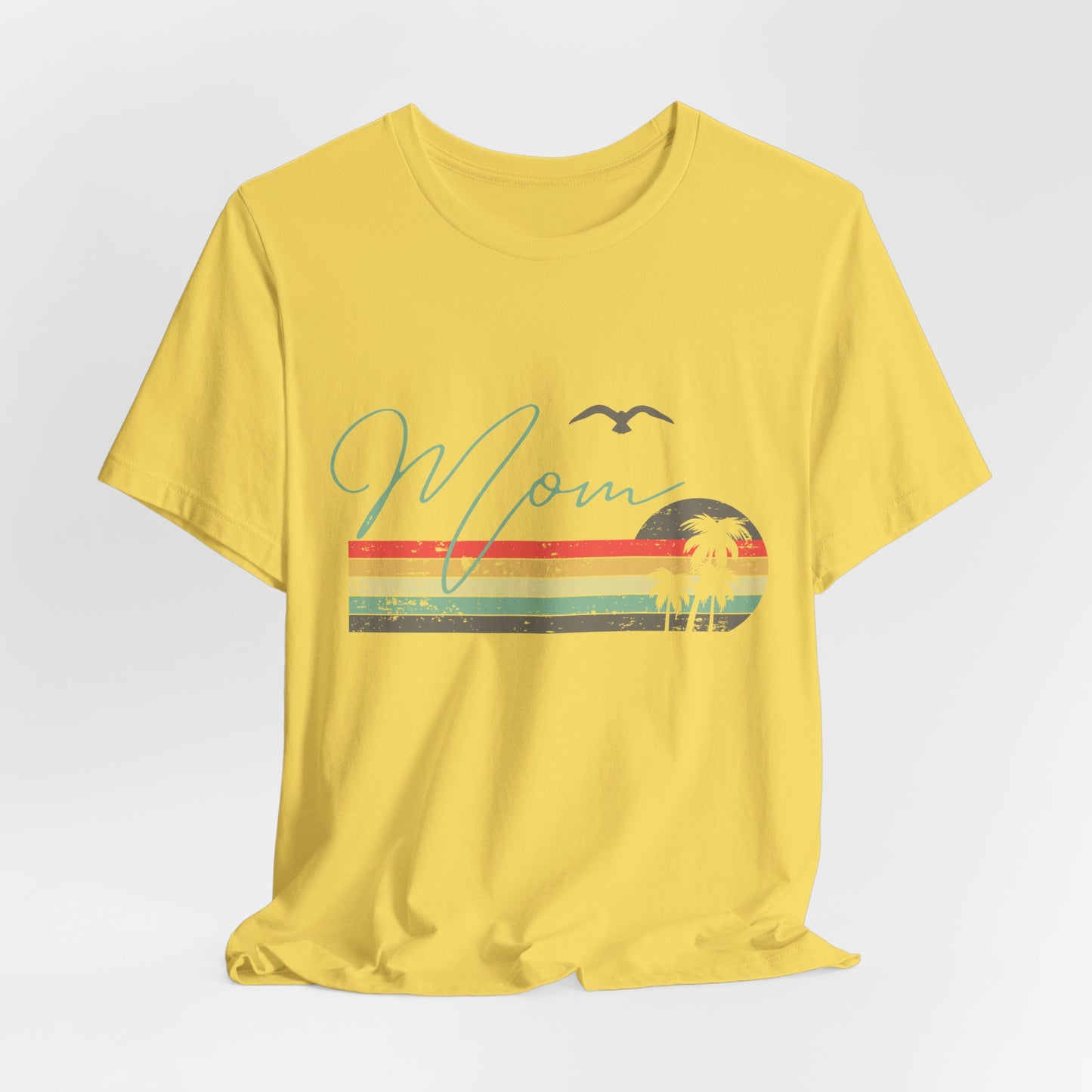 Mom Vibes Unisex Jersey Tee, Gift for Mom, Summer Outfit, Casual Wear, Eco-Friendly Fashion