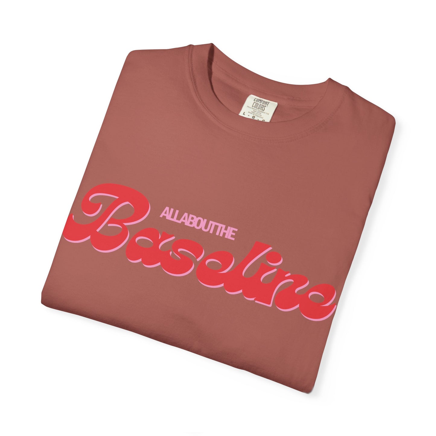 RBT BCBA Comfort Colors T-Shirt with 'All About the Baseline' Design - Casual Wear, Gift for ABA Therapist