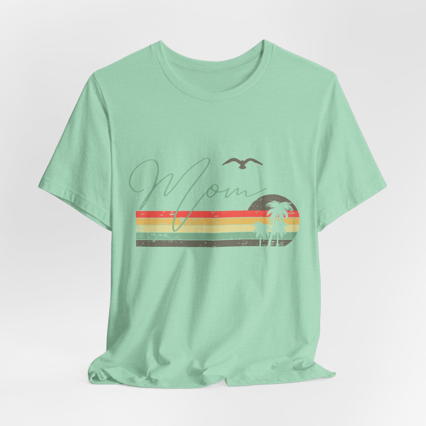 Mom Vibes Unisex Jersey Tee, Gift for Mom, Summer Outfit, Casual Wear, Eco-Friendly Fashion