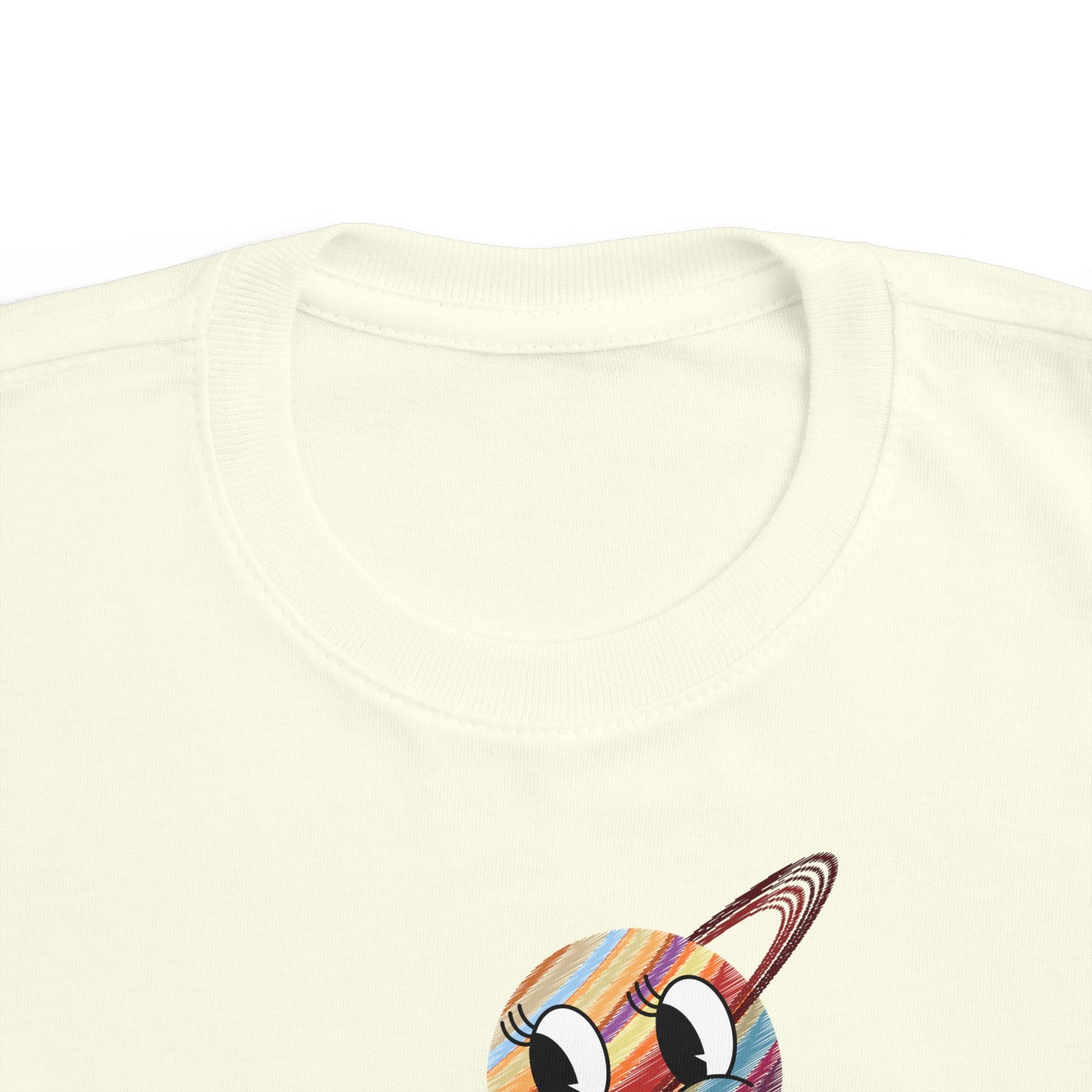 Smiling Saturn Rocket T-Shirt: Space Adventure for Kids, Future Astronauts