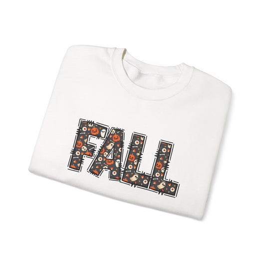 Fall Pumpkin Sweatshirt for Halloween October Vibes, Autumn Outfit, Gift for Her, Layering Piece, Casual Fall Style