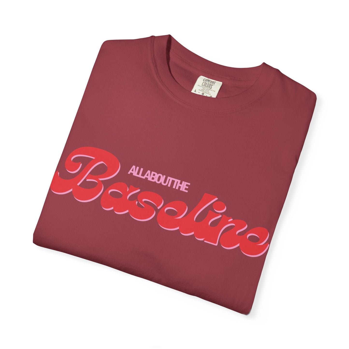 RBT BCBA Comfort Colors T-Shirt with 'All About the Baseline' Design - Casual Wear, Gift for ABA Therapist
