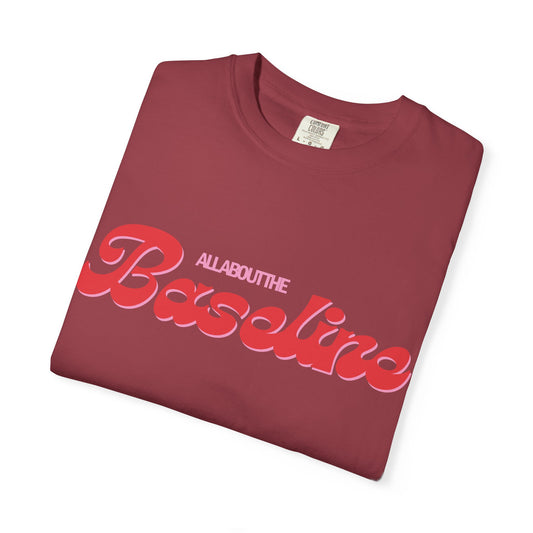 RBT BCBA Comfort Colors T-Shirt with 'All About the Baseline' Design - Casual Wear, Gift for ABA Therapist