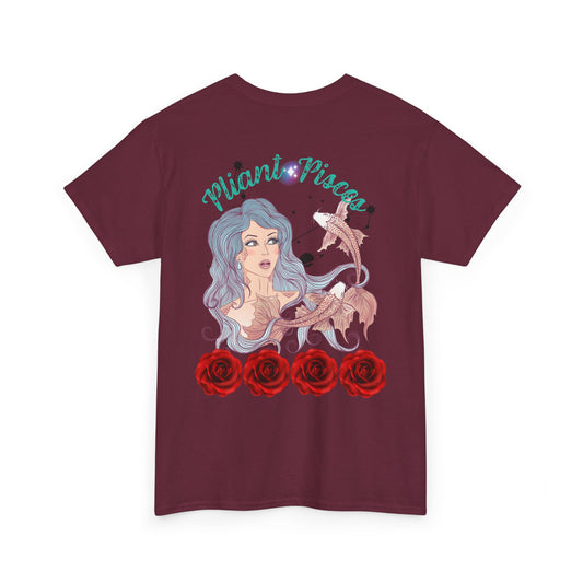 Pisces Zodiac Graphic Tee, Astrology Gift, Horoscope Shirt, Unique Birthday Gift, Unisex Heavy Cotton Tee