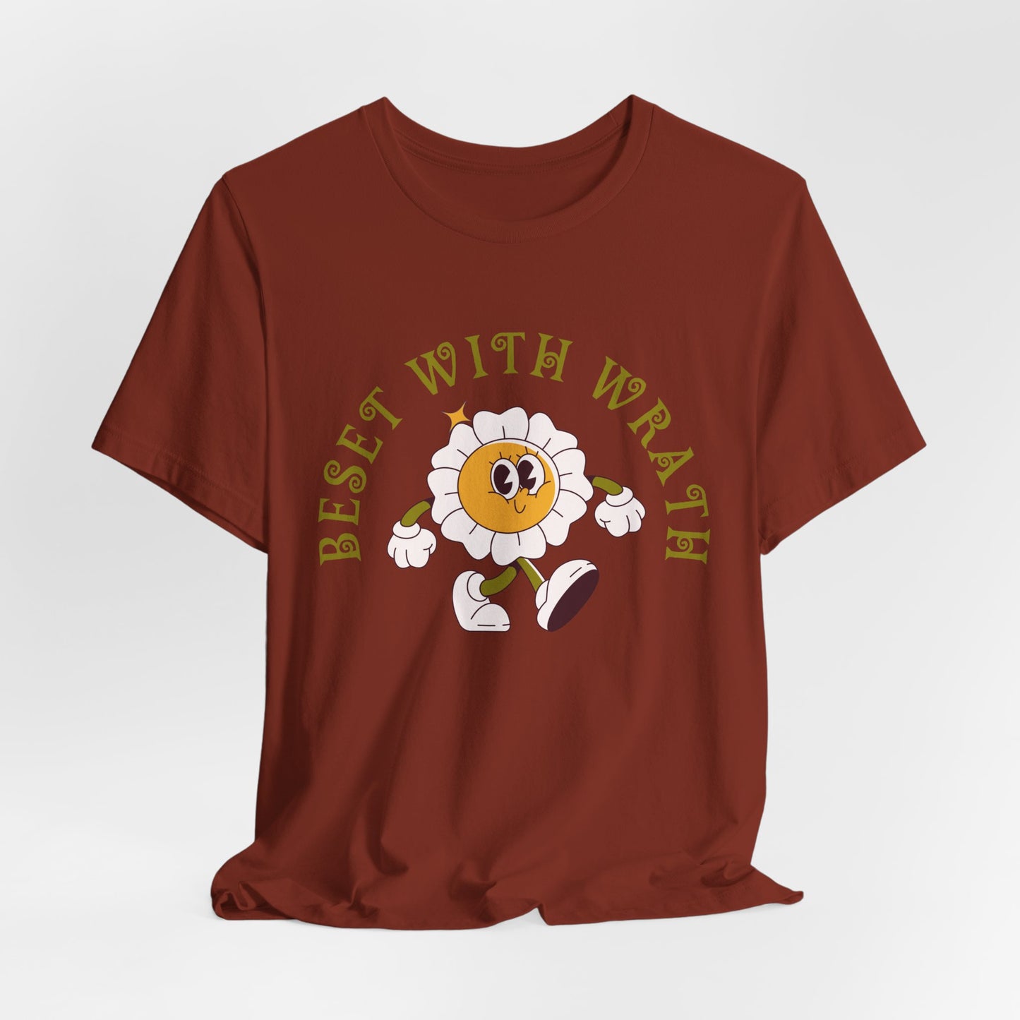 Funny Ironic Anger Management Character Graphic T-Shirt