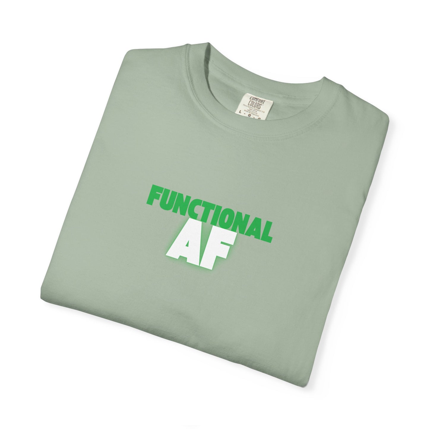 Functional AF RBT BCBA Comfort Colors T-Shirt, Casual Streetwear, Gift for Therapist, Comfortable ABA Tee, Summer Essential
