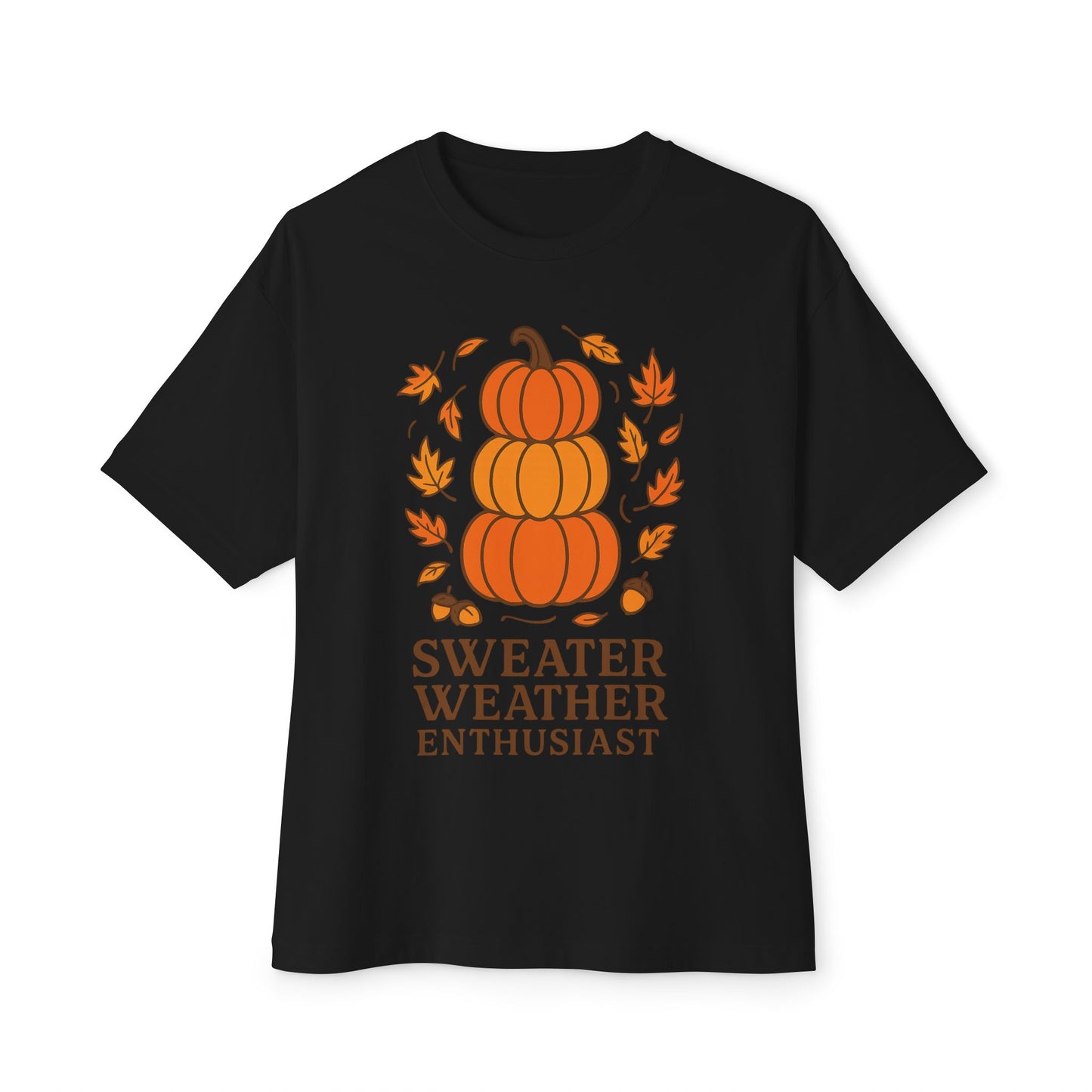 Pumpkin Lover Boxy Tee - Cozy Shirt for Autumn, Halloween Parties, Fall Gatherings, Casual Wear, Gift for Sweater Weather Enthusiasts