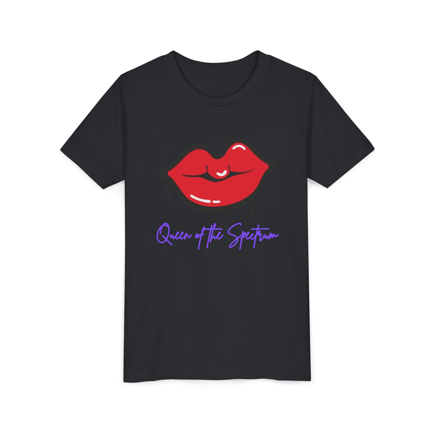 Autism Pride Youth T-Shirt: Queen of the Spectrum Tee for Girls on ASD