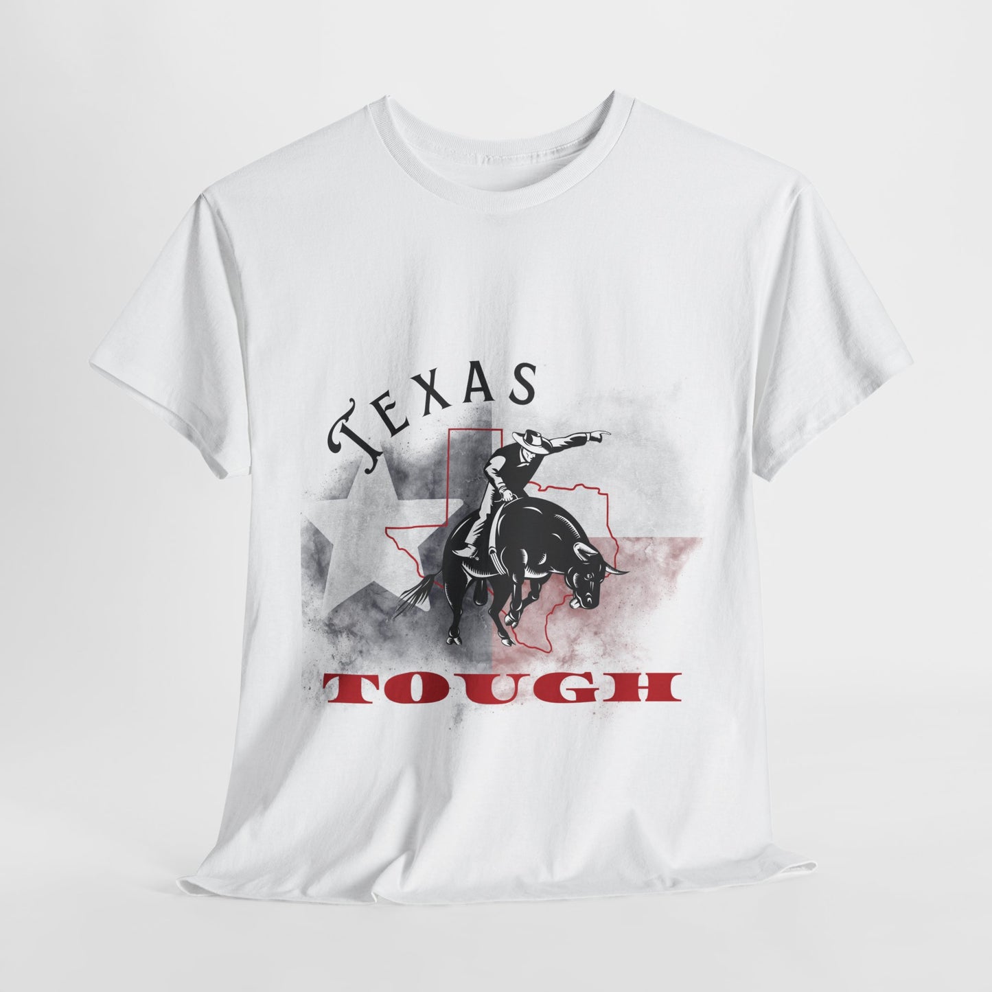 Texas Tough T Shirt, Rodeo Shirt, Western Bull Rider Tee, Cowboy Gift, Country Music, Texas Pride T-Shirt