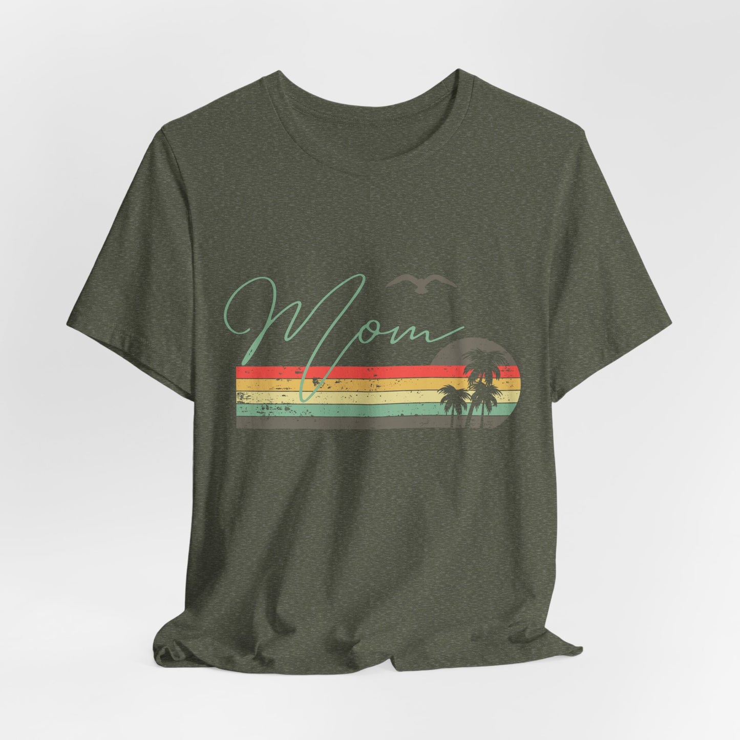 Mom Vibes Unisex Jersey Tee, Gift for Mom, Summer Outfit, Casual Wear, Eco-Friendly Fashion