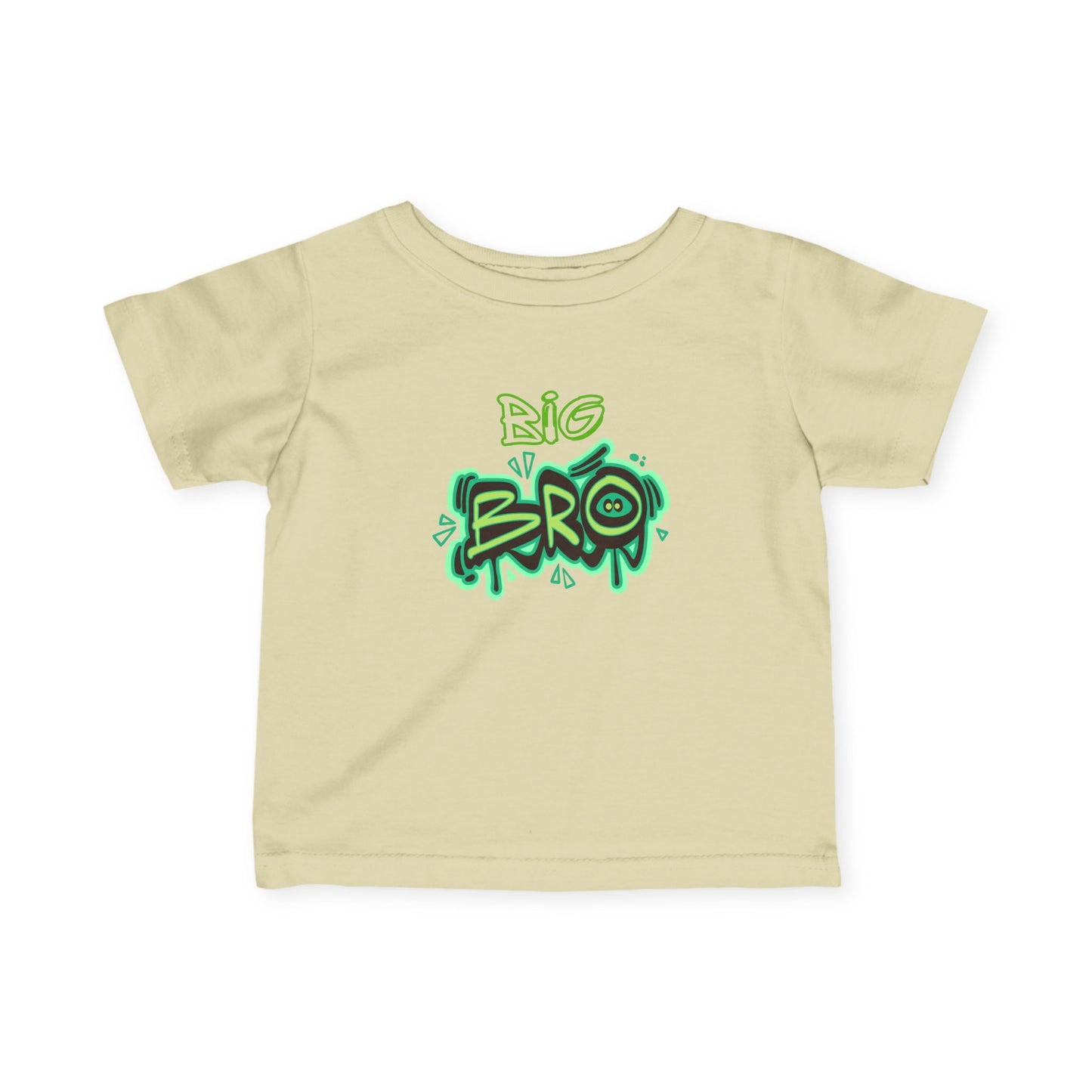 Toddler Tee Big Bro Graffiti Style Infant Fine Jersey Shirt for New big brother