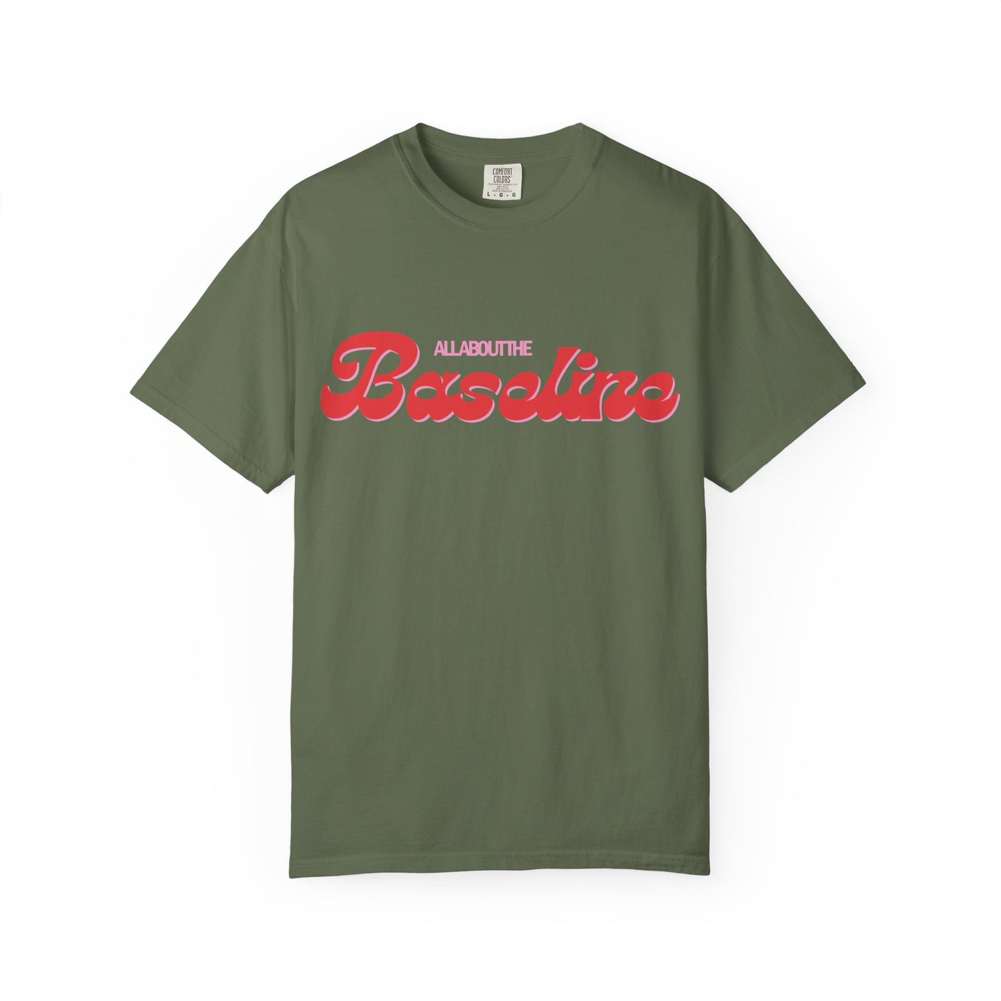 RBT BCBA Comfort Colors T-Shirt with 'All About the Baseline' Design - Casual Wear, Gift for ABA Therapist
