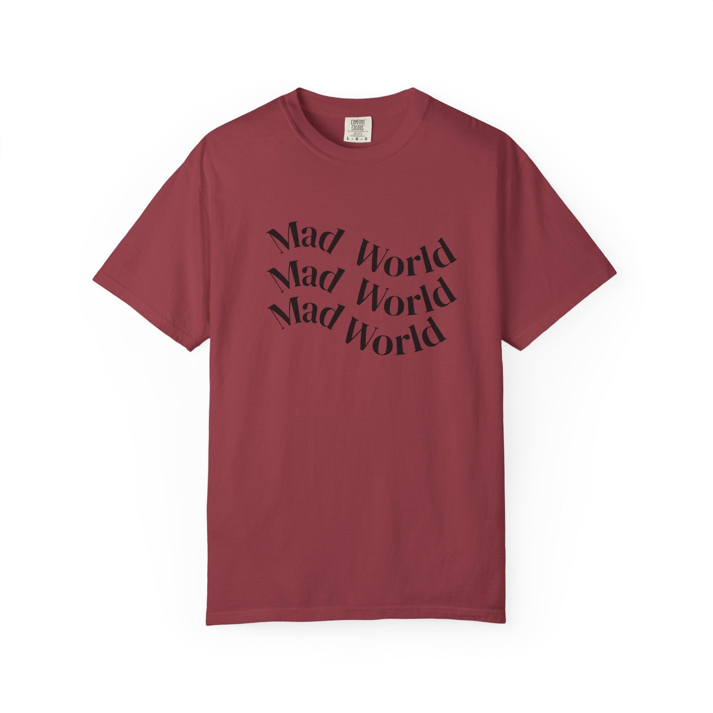 Mad World Unisex Garment-Dyed T-Shirt for Creative Souls, Unique Gift for Artists, Trendy Casual Wear, Comfortable Everyday Tee, [...]