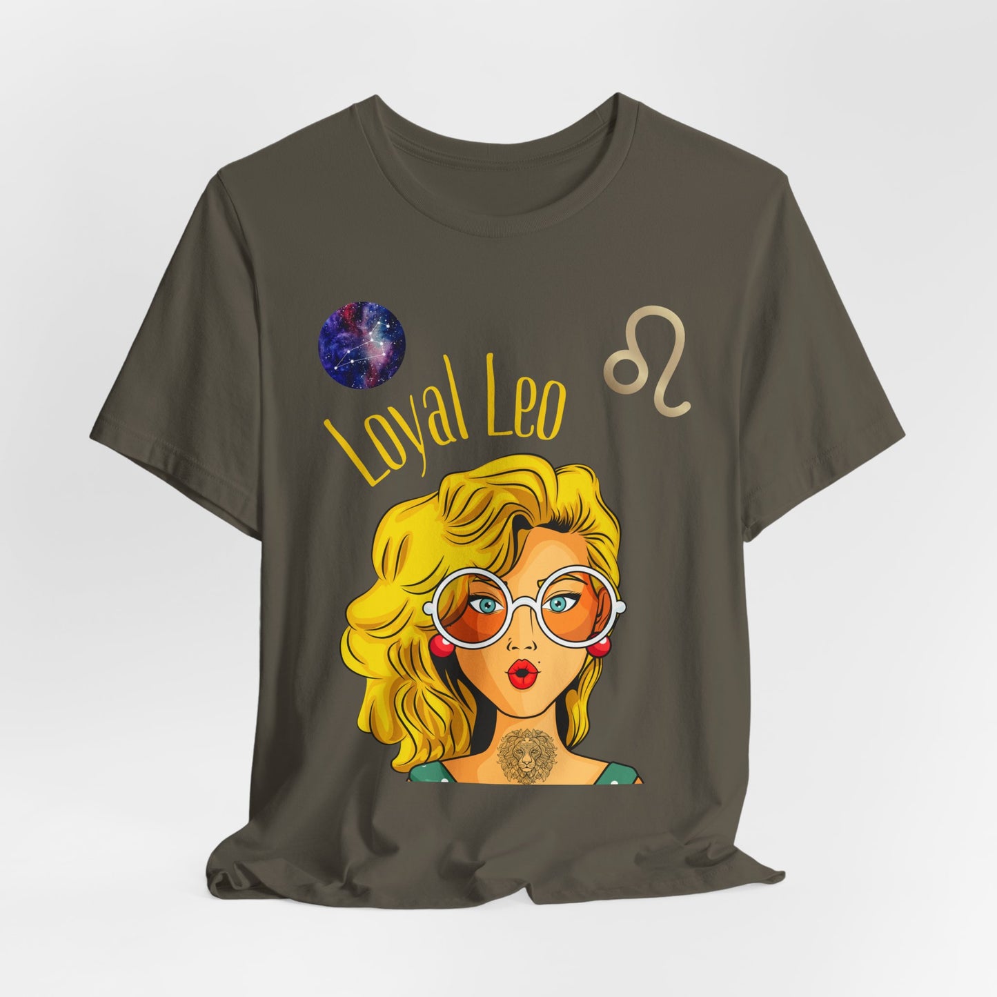 Loyal Leo Unisex Tee, Astrology Shirt, Zodiac T-Shirt, Birthday Gift for Leos, Trendy Graphic Tee, Summer Outfit