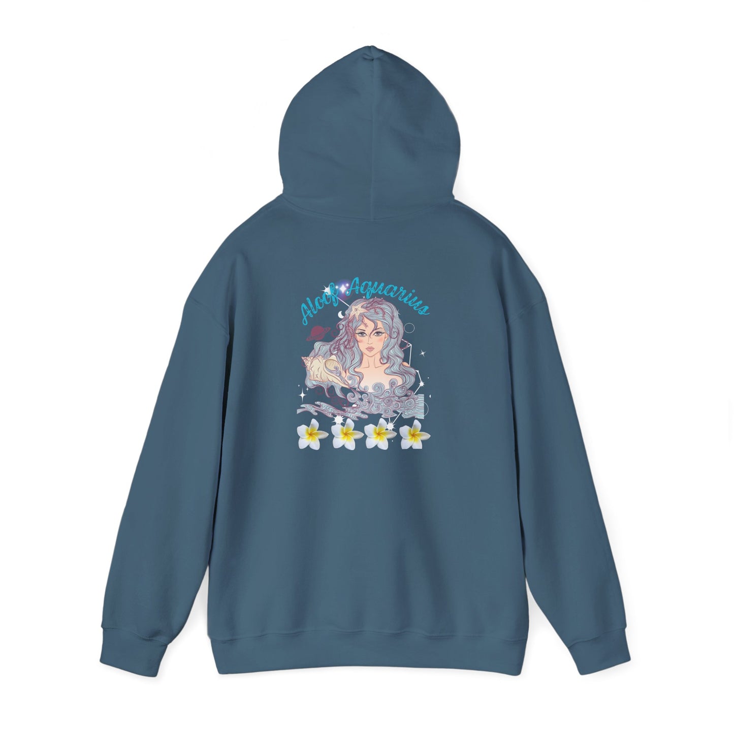 Aquarius Unisex Zodiac Hoodie - Astrological Gift for Water Bearer Horoscope Enthusiasts