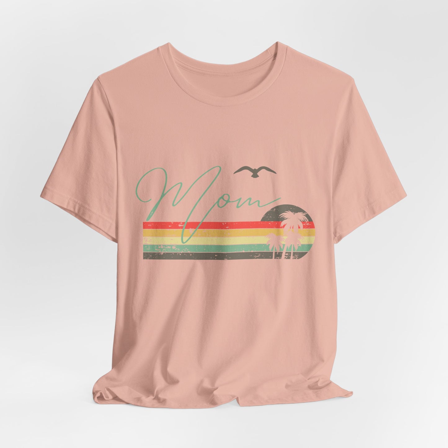 Mom Vibes Unisex Jersey Tee, Gift for Mom, Summer Outfit, Casual Wear, Eco-Friendly Fashion