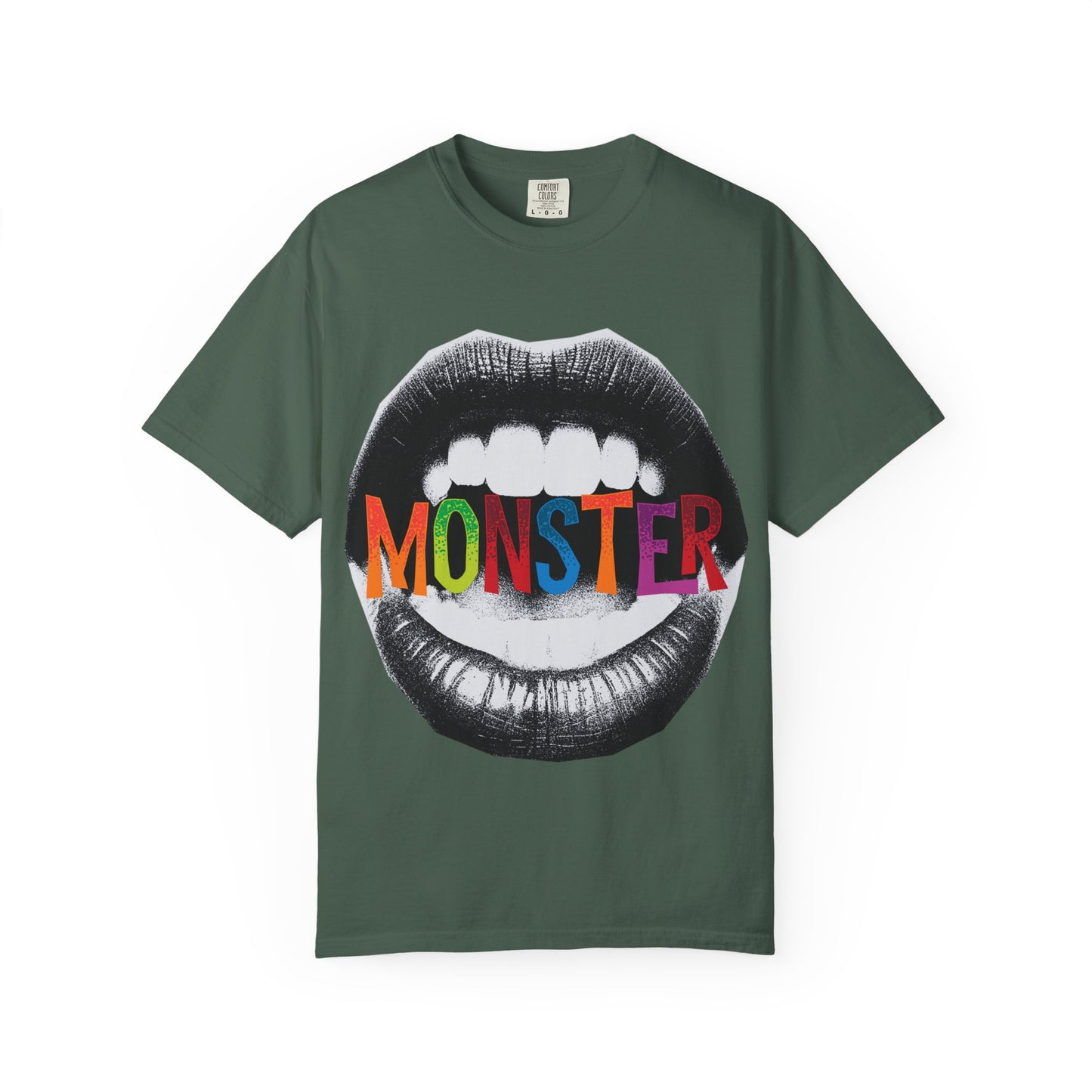 Colorful Monster Graphic T-shirt, Unisex Shirt, Fun Tee, Statement Apparel, Casual Wear, Gift for Artists
