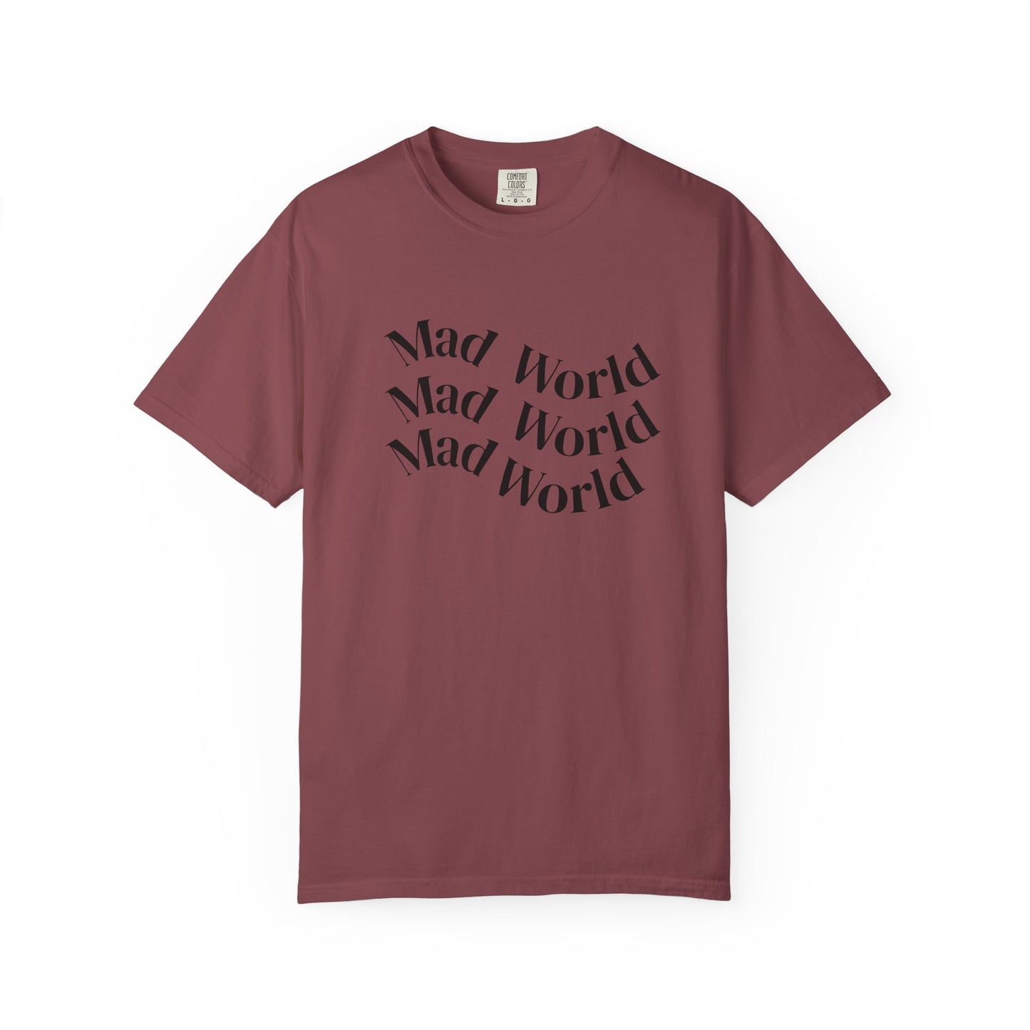 Mad World Unisex Garment-Dyed T-Shirt for Creative Souls, Unique Gift for Artists, Trendy Casual Wear, Comfortable Everyday Tee, [...]