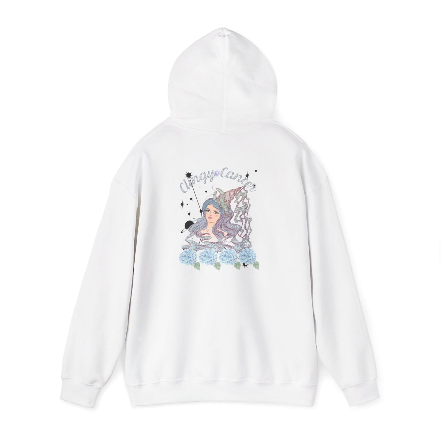 Cancer Zodiac Unisex Hoodie - Celestial Astrology Horoscope Sweatshirt for Women and Men