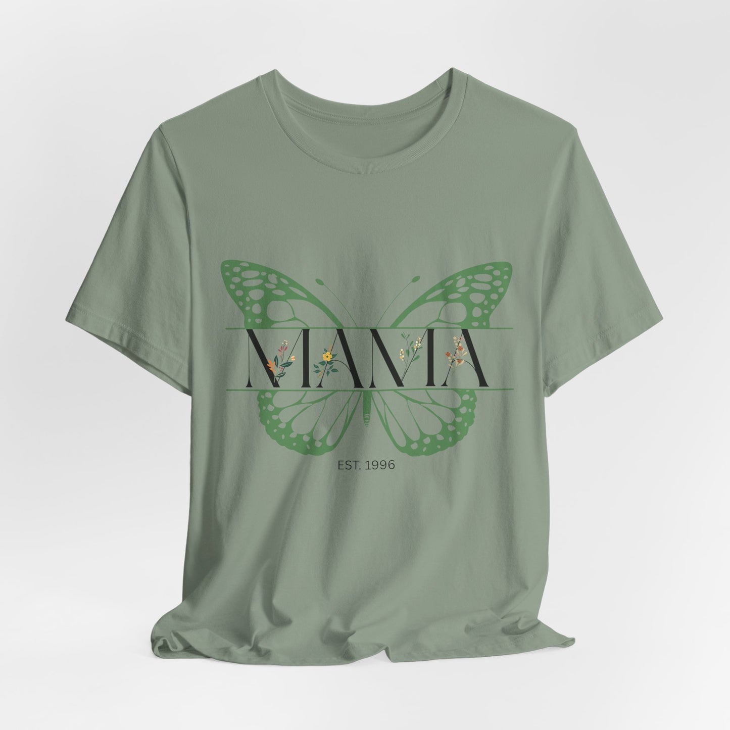 Butterfly-Inspired Tee for Mama, Perfect for Birthdays, Casual Days, Gift for Mom, Earth Day Apparel