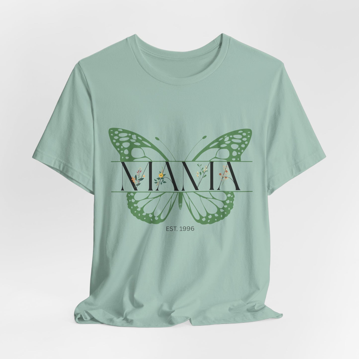 Butterfly-Inspired Tee for Mama, Perfect for Birthdays, Casual Days, Gift for Mom, Earth Day Apparel