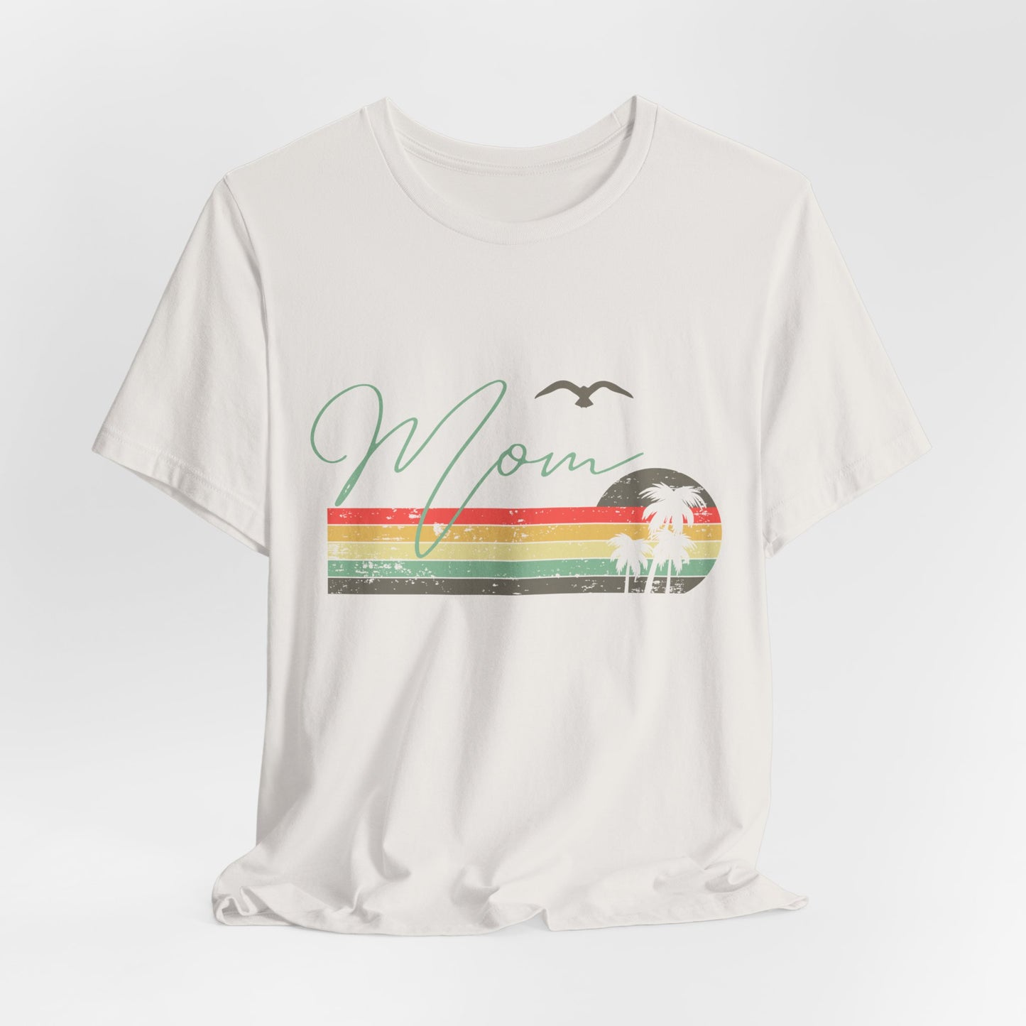Mom Vibes Unisex Jersey Tee, Gift for Mom, Summer Outfit, Casual Wear, Eco-Friendly Fashion