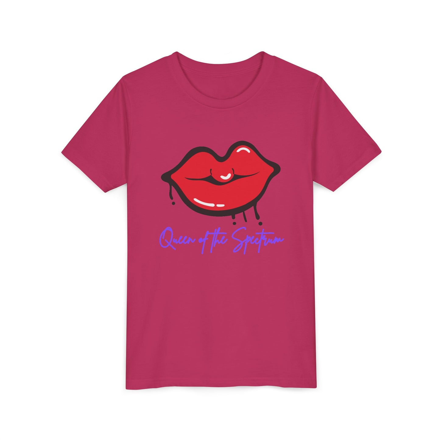 Autism Pride Youth T-Shirt: Queen of the Spectrum Tee for Girls on ASD