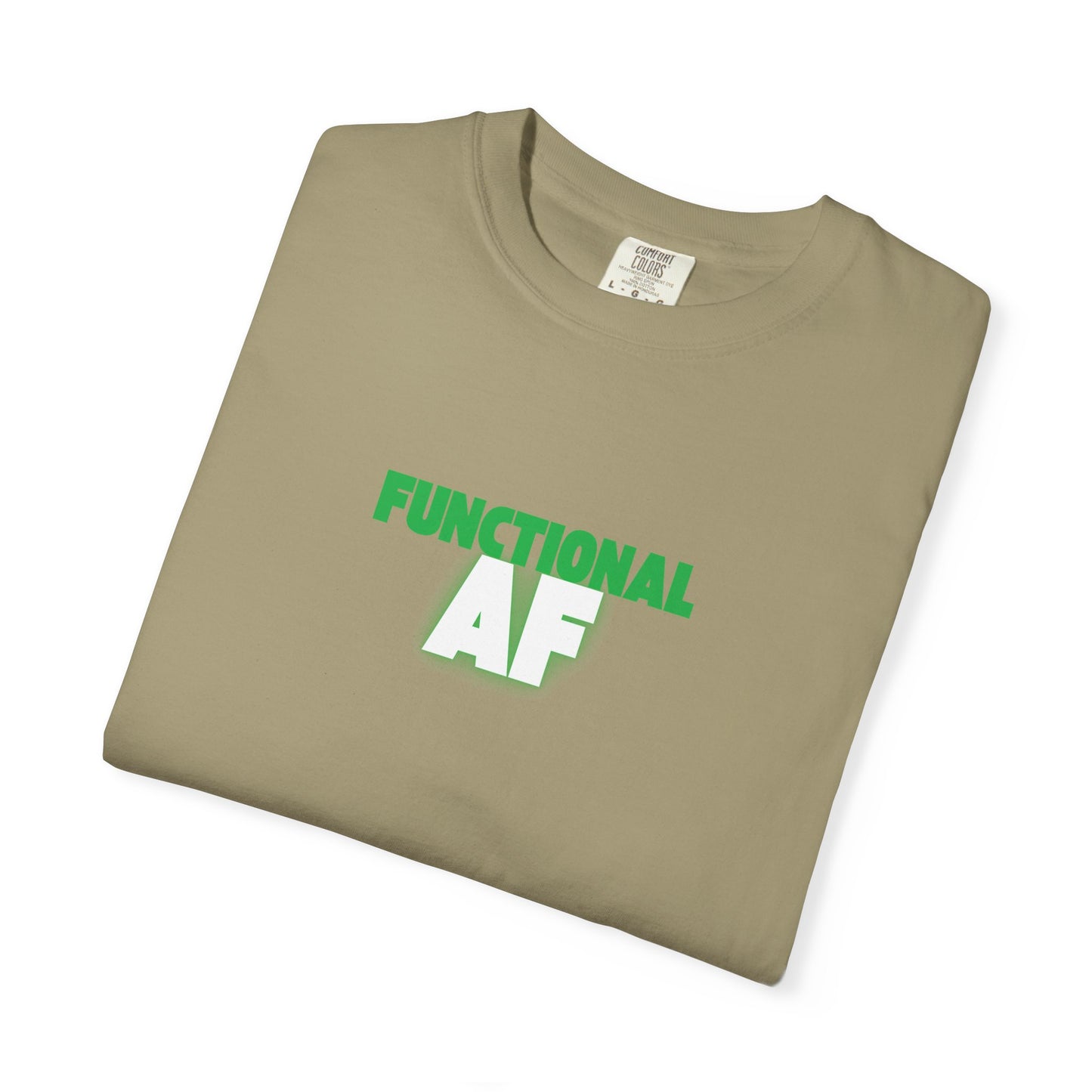 Functional AF RBT BCBA Comfort Colors T-Shirt, Casual Streetwear, Gift for Therapist, Comfortable ABA Tee, Summer Essential
