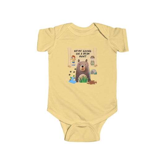 Baby Bodysuit - We're going on a Bear Hunt Story/Song Design, Infant Outfit, Animal Lover Gift, Toddler Clothing