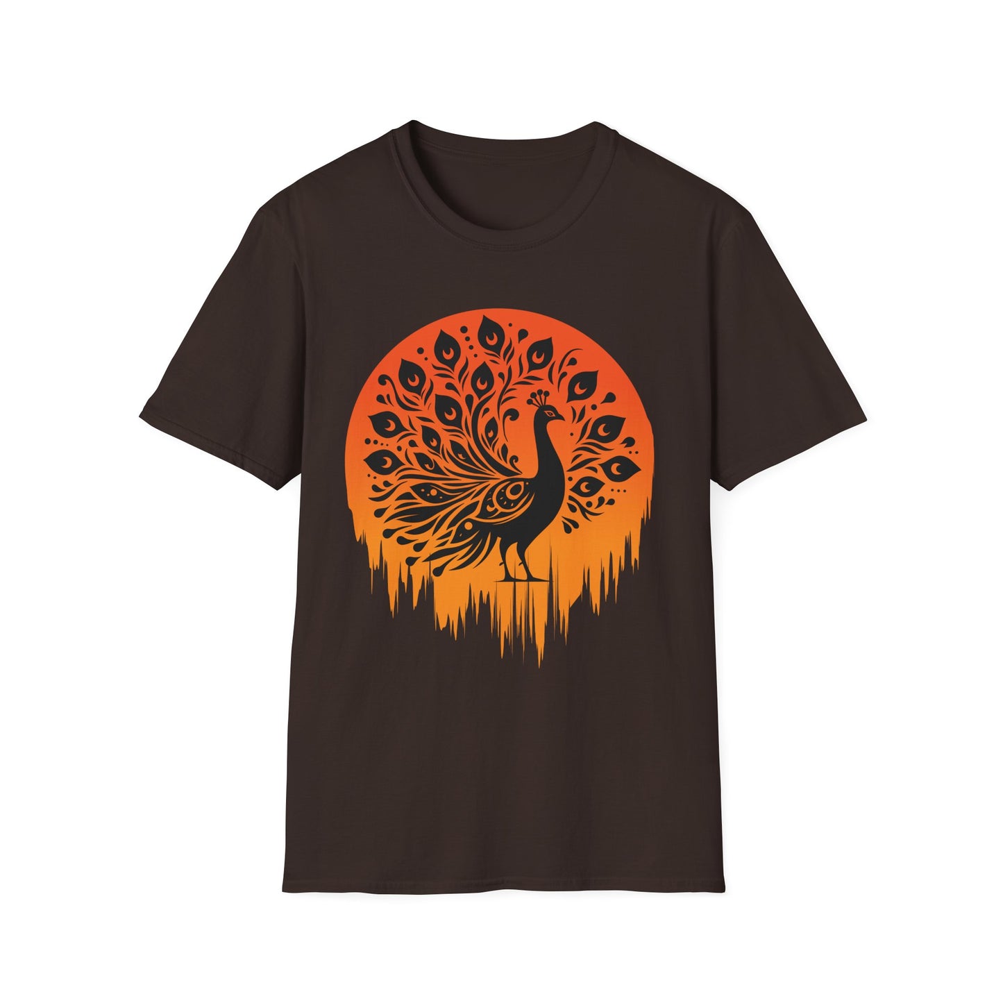 Bohemian Peacock T-Shirt, Gift for Her, Festival Nature Lovers