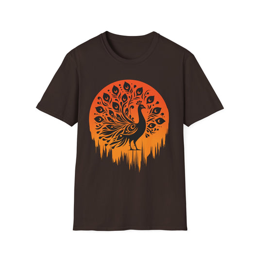 Bohemian Peacock T-Shirt, Gift for Her, Festival Nature Lovers