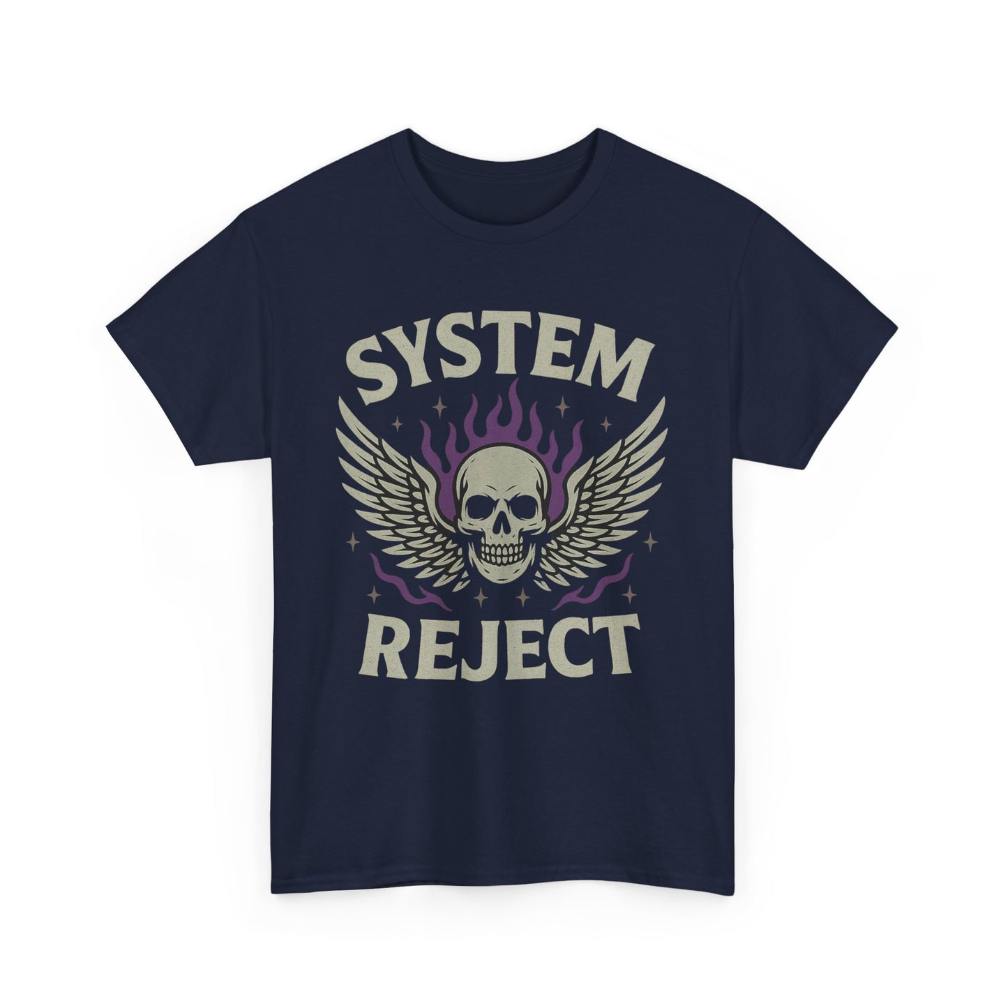 Edgy Graphic Tee - Unisex Heavy Cotton Shirt for Rebels, Alternative Style, Casual Wear, Gift for Friends, Music Festivals, System [...]