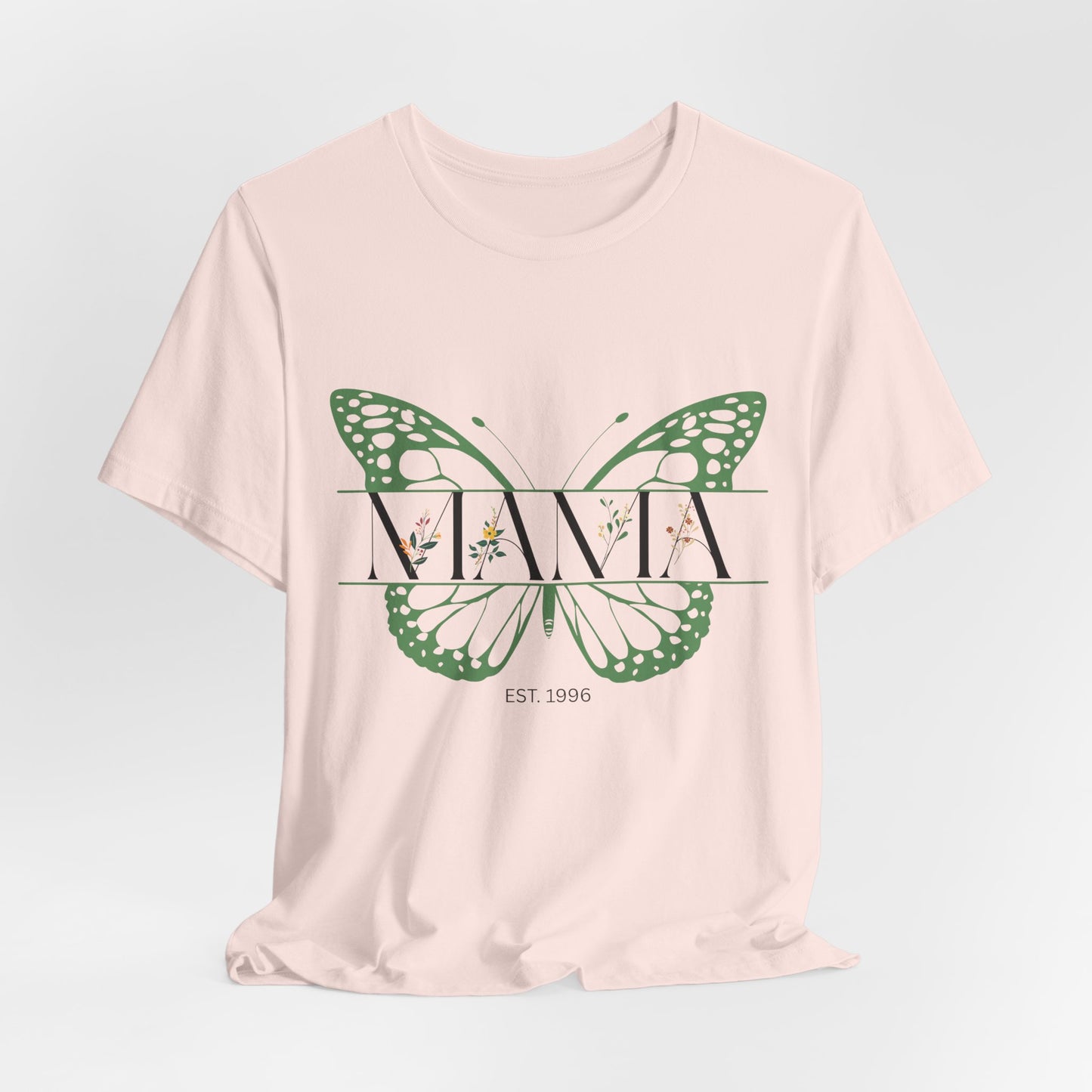 Butterfly-Inspired Tee for Mama, Perfect for Birthdays, Casual Days, Gift for Mom, Earth Day Apparel