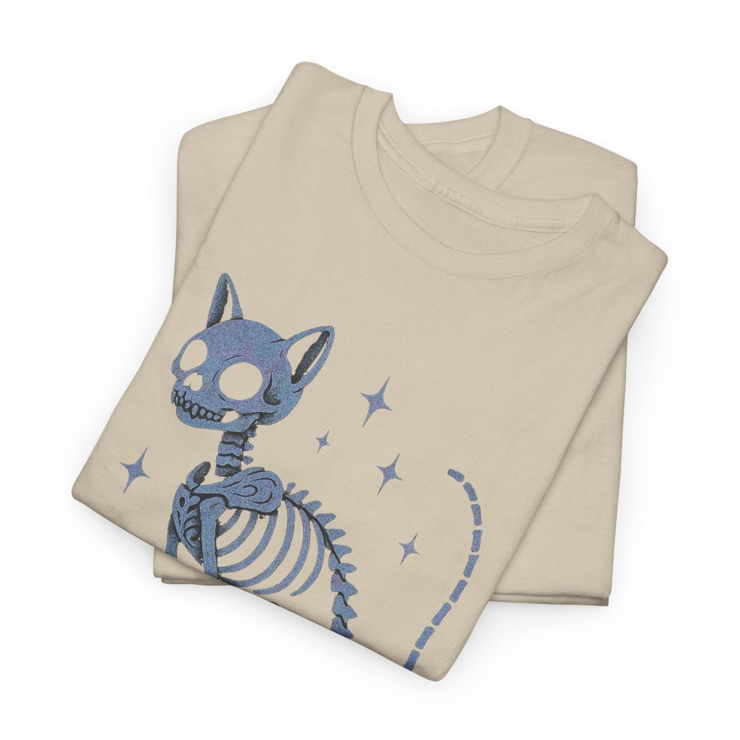 Purranormal Activity Cat Skeleton Tee, Unisex Halloween Shirt, Cute Cat Lover Gift, Spooky Graphic Tee, Casual Festive Wear