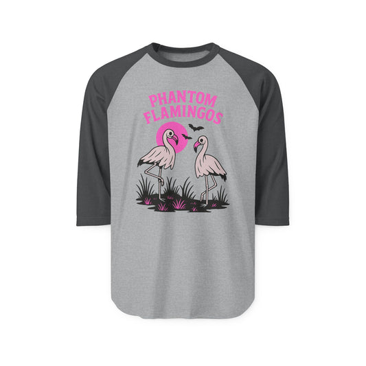 Phantom Flamingos Unisex Raglan Shirt | Fun Shirt for Summer, Gift for Flamingo Lovers, Tropical Party Tee, Unique Birthday Gift, [...]