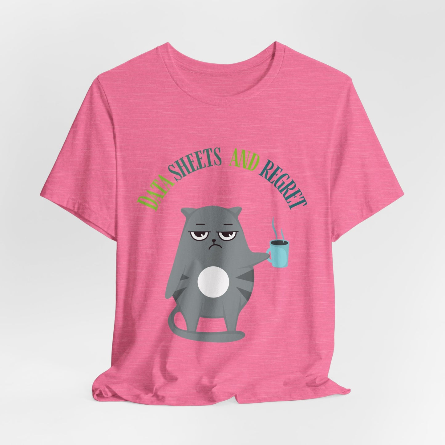 Funny RBT, BCBA T-shirt-Data Sheets and Regrets – Grumpy Cat RBT ABA Tee