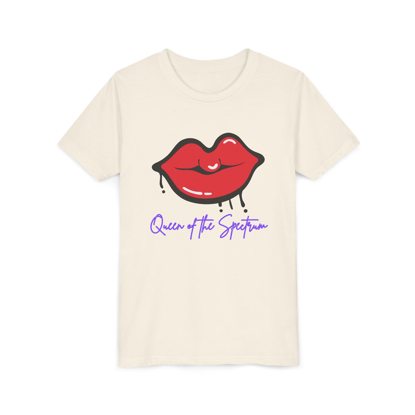 Autism Pride Youth T-Shirt: Queen of the Spectrum Tee for Girls on ASD
