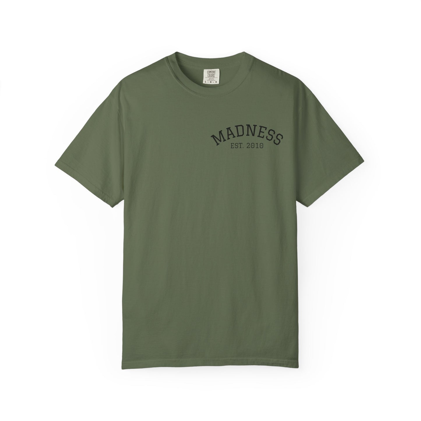 Vibrant Graphic T-Shirt with 'Madness' Design, Boho Style Tee, Unisex Casual Wear, Unique Gift for Art Lovers, Trendy Everyday Shirt