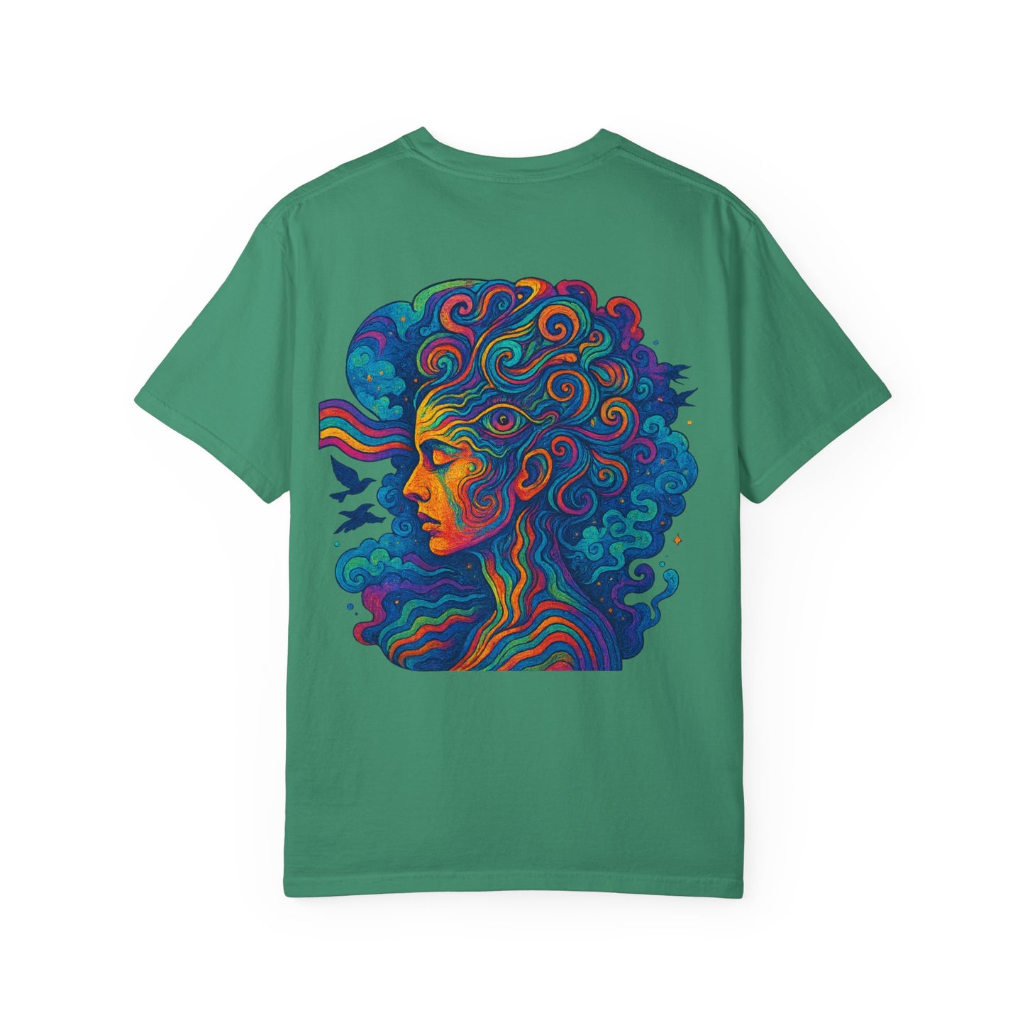 Vibrant Graphic T-Shirt with 'Madness' Design, Boho Style Tee, Unisex Casual Wear, Unique Gift for Art Lovers, Trendy Everyday Shirt