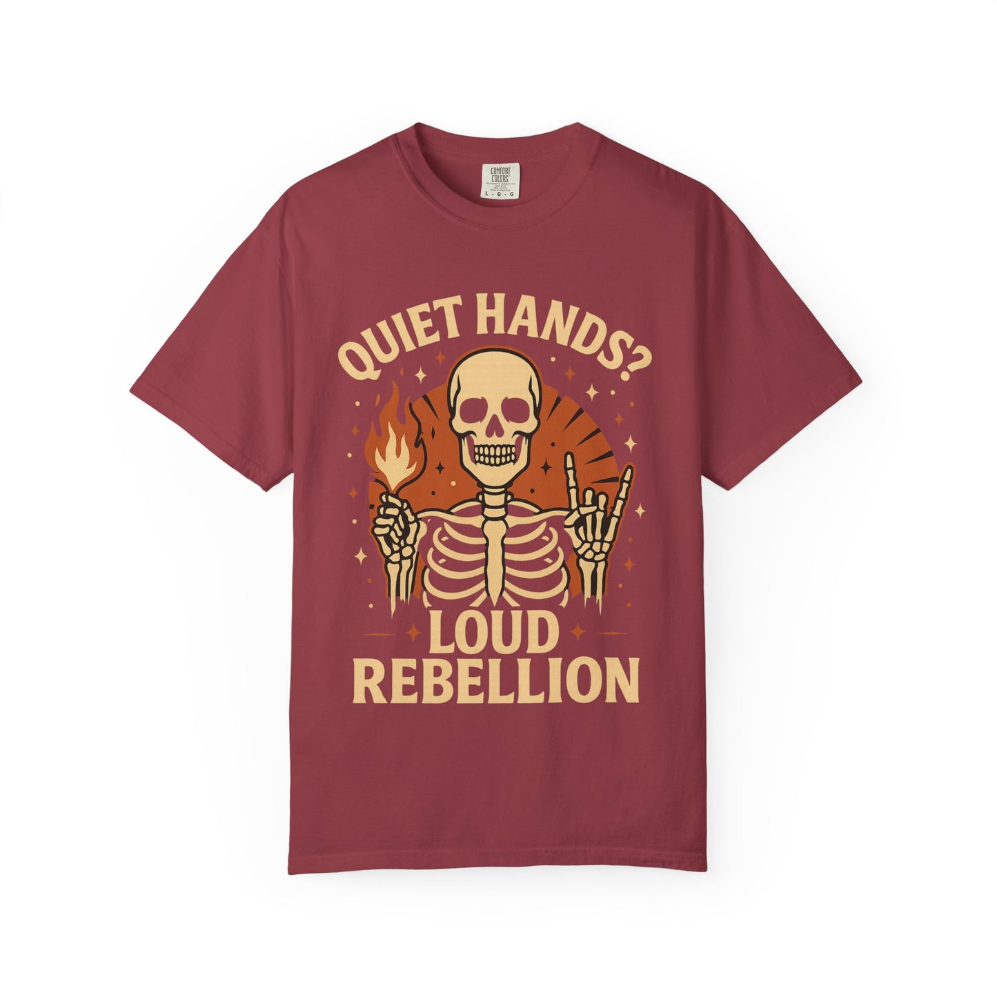 Rebellious Skeleton Graphic Tee, Unisex Casual T-shirt, Perfect for Halloween, Music Festivals, and Everyday Style, Unique Gift for [...]