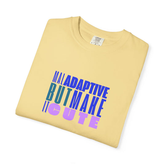 Adaptive But Make Cute, Comfort Colors RBT BCBA T-Shirt, ABA Trendy Tee, Casual Wear, Gift for Therapist