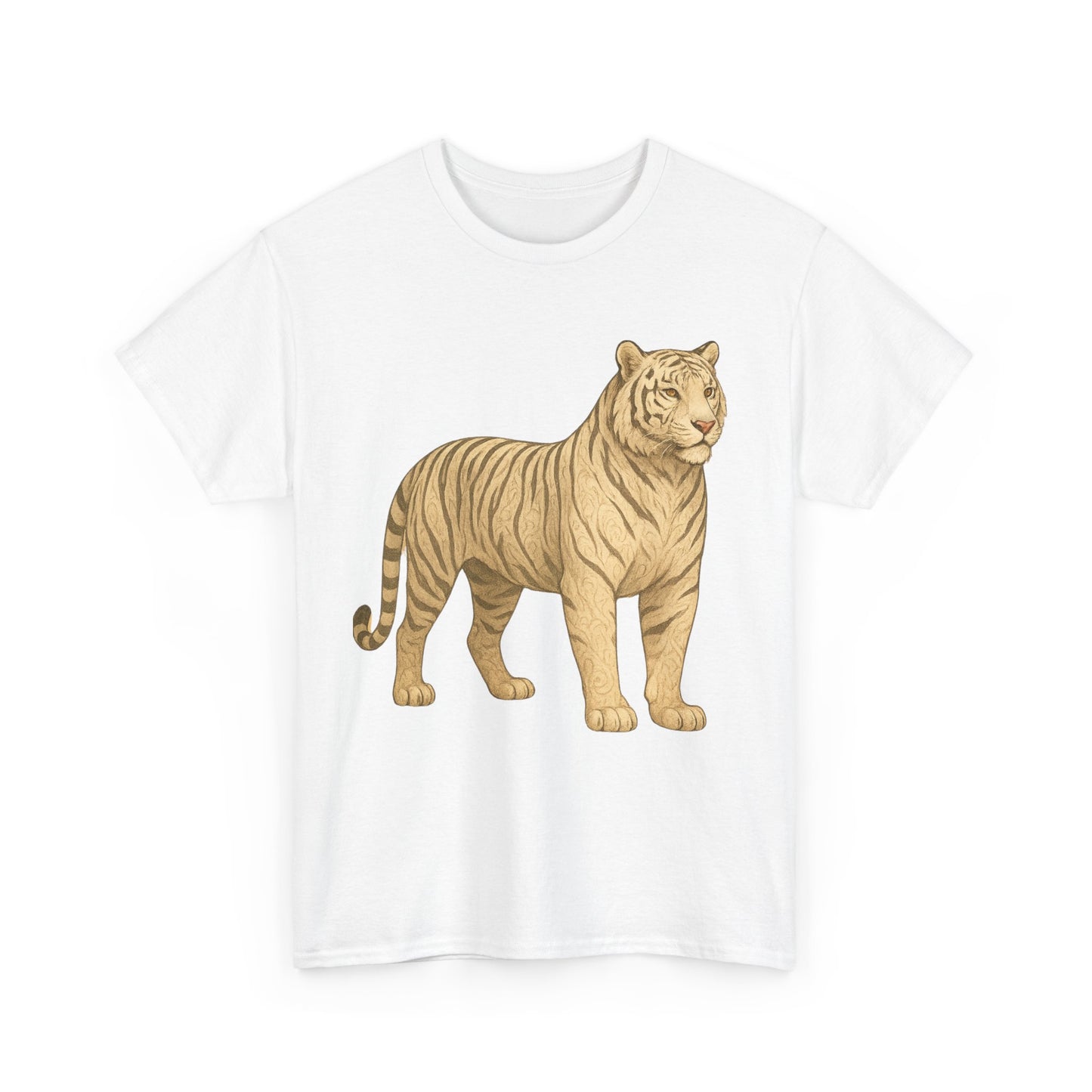 Stylish Tiger Print Tee, Perfect Gift for Animal Lovers, Unique Graphic Shirt, Eco-Friendly Cotton T-Shirt