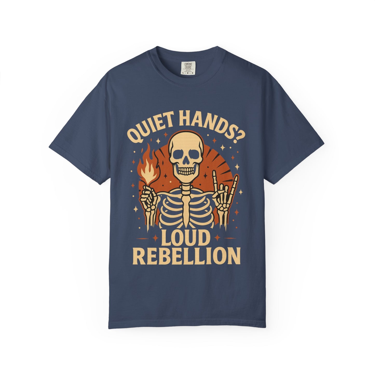 Rebellious Skeleton Graphic Tee, Unisex Casual T-shirt, Perfect for Halloween, Music Festivals, and Everyday Style, Unique Gift for [...]