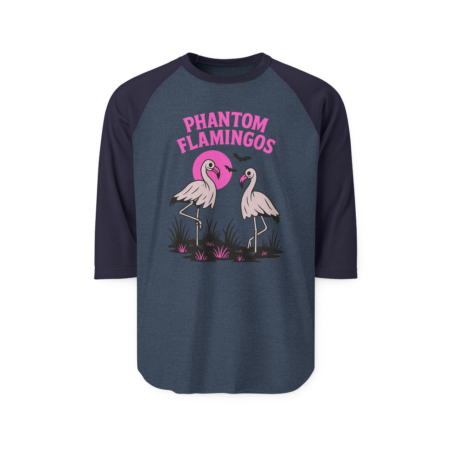 Phantom Flamingos Unisex Raglan Shirt | Fun Shirt for Summer, Gift for Flamingo Lovers, Tropical Party Tee, Unique Birthday Gift, [...]