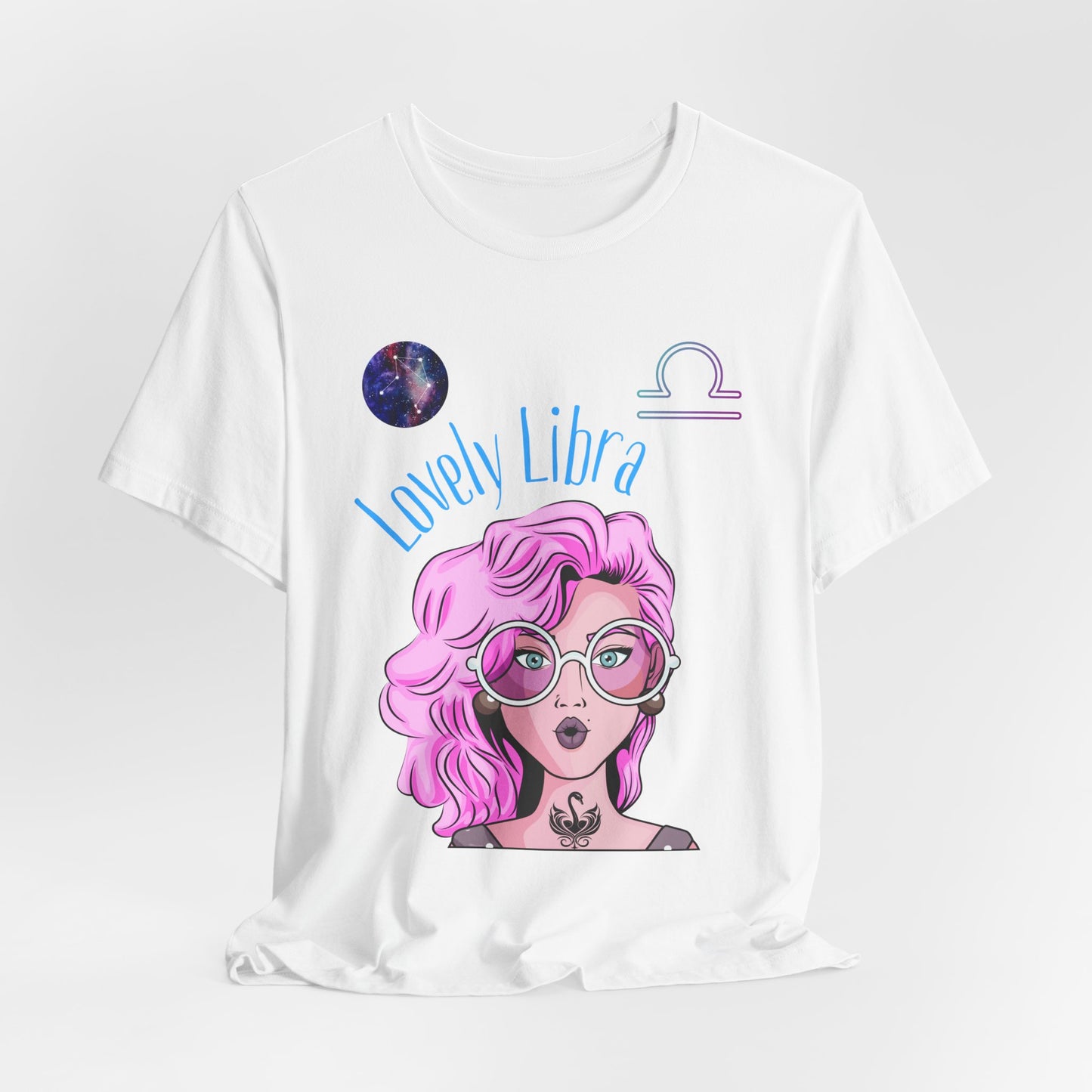 Libra Graphic Tee, Astrology Shirt, Zodiac Apparel, Cute Libra Gift, Horoscope T-Shirt, Astrology Lover Clothing
